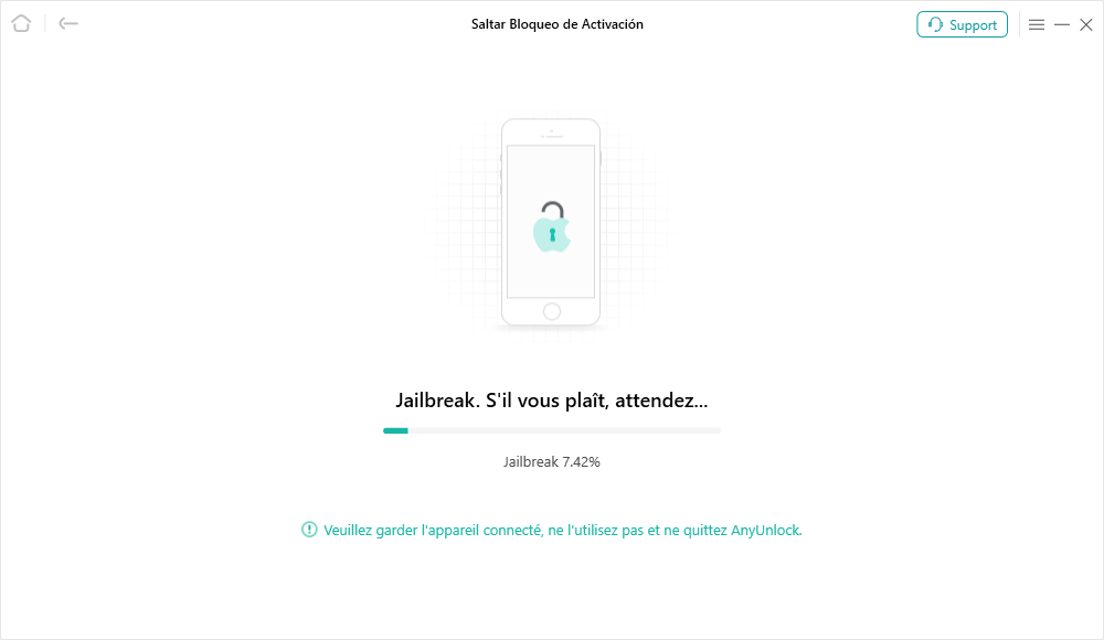 Jailbreakez l’appareil