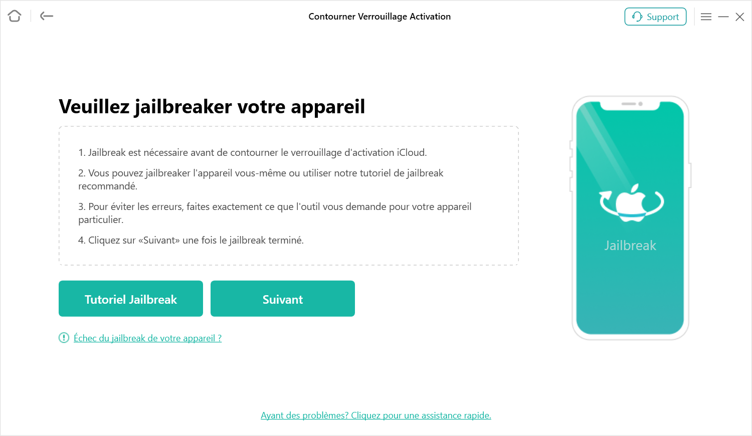 Le jailbreak est terminé