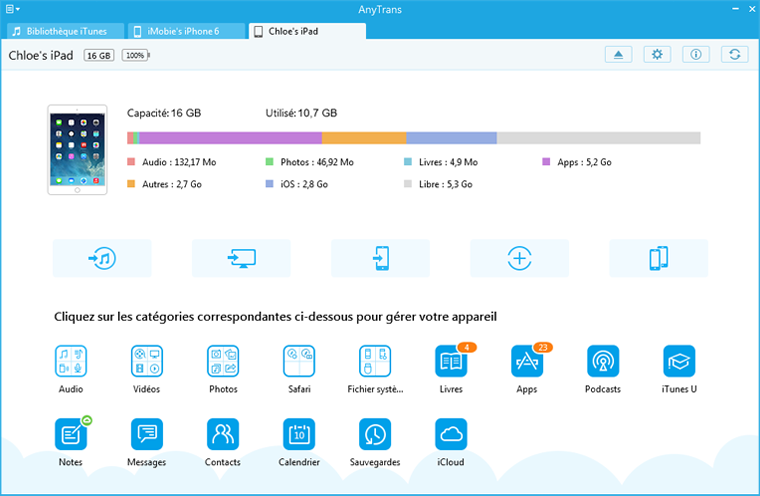 Main Interface of AnyTrans