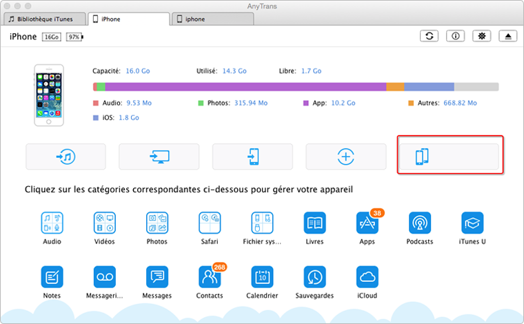 The Clone Button Interface