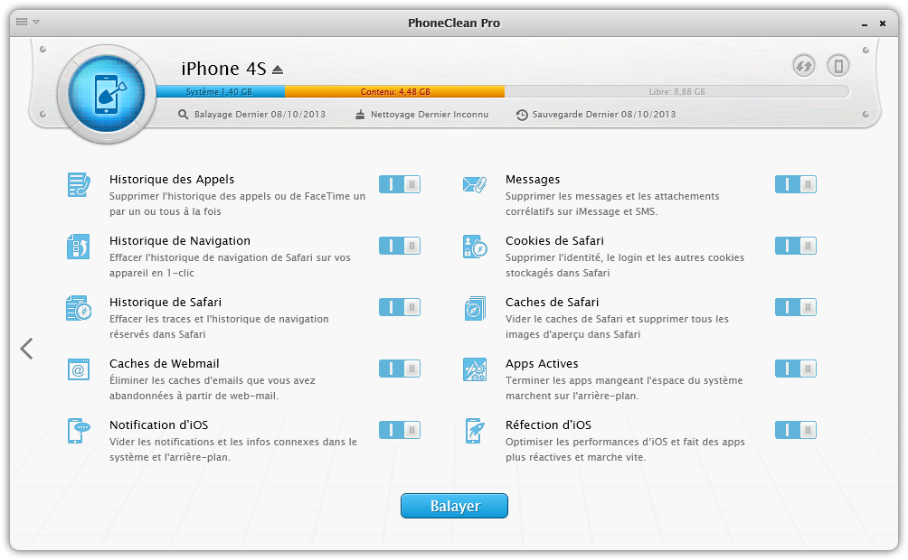 Comment utiliser leNettoyage Profond 2
