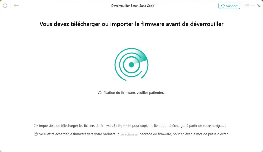 Obtenir le firmware