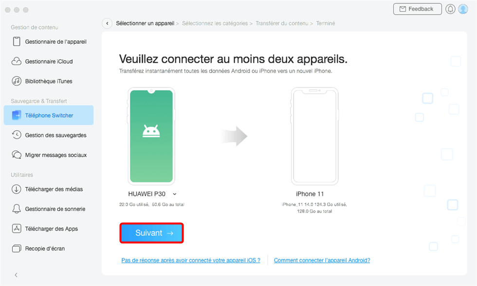 Téléphone Switche