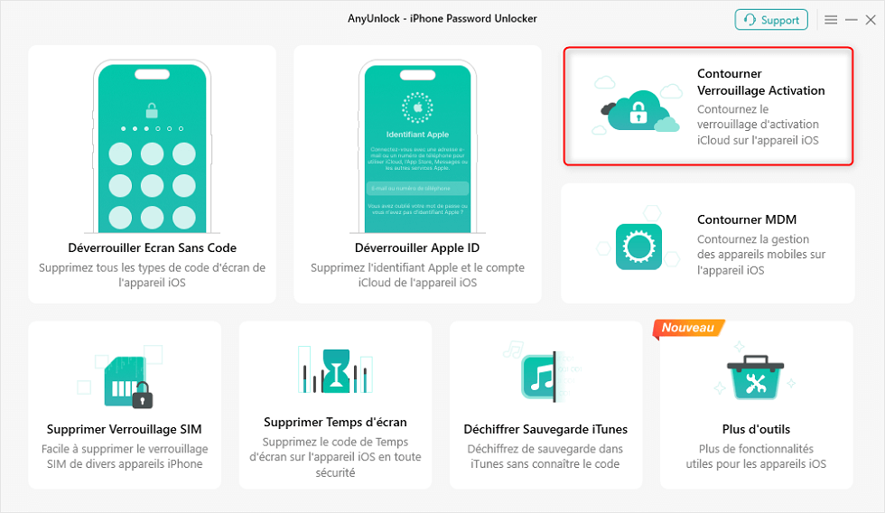Contourner le verrouillage d'activation iCloud