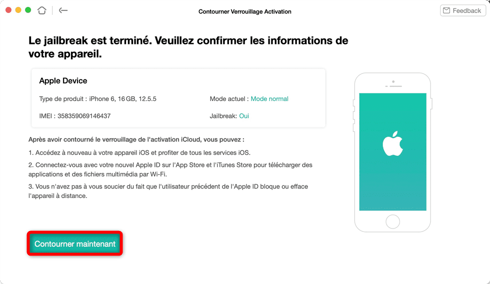 Contourner maintenant