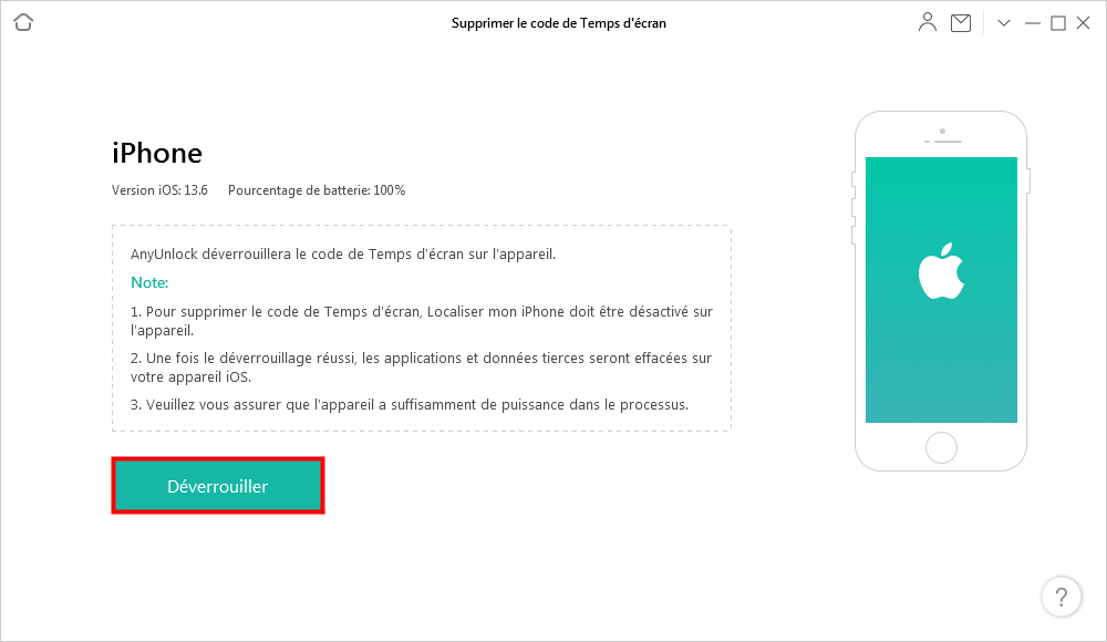 Déverrouiller maintenant