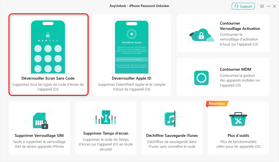 Déverrouiller Ecran Sans Code