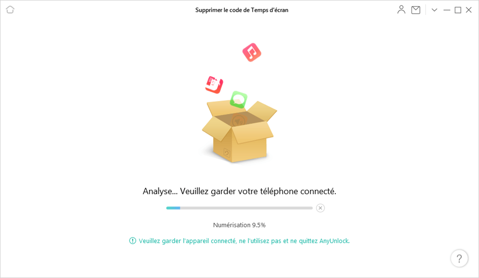 Attendez que le processus se termine