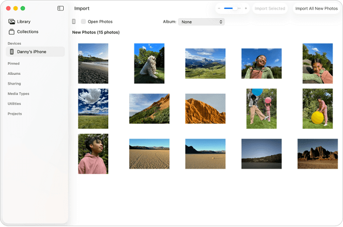Application Photos-importer
