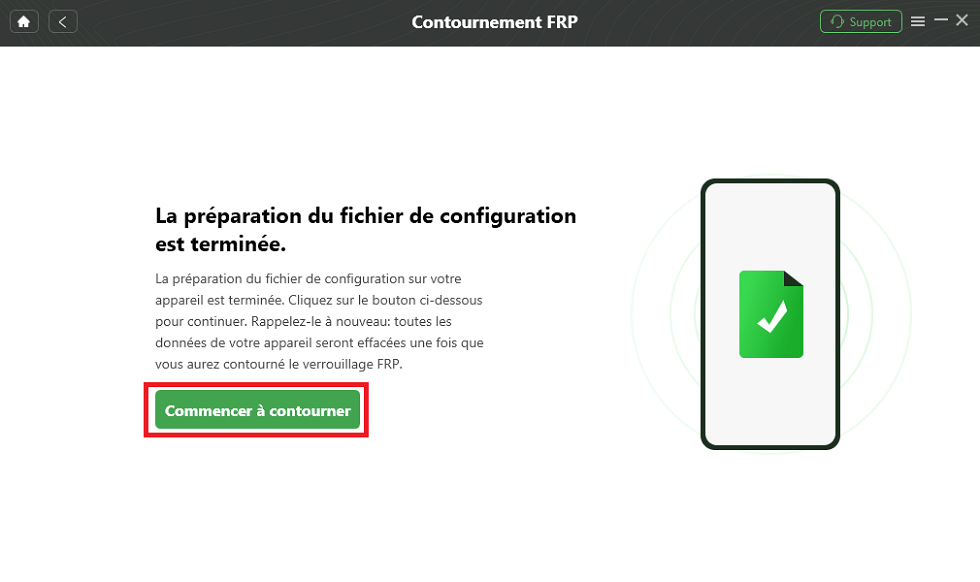 Choisir - Commencer à contourner