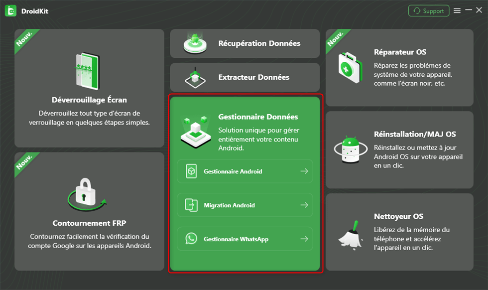 Gestionnaire de données