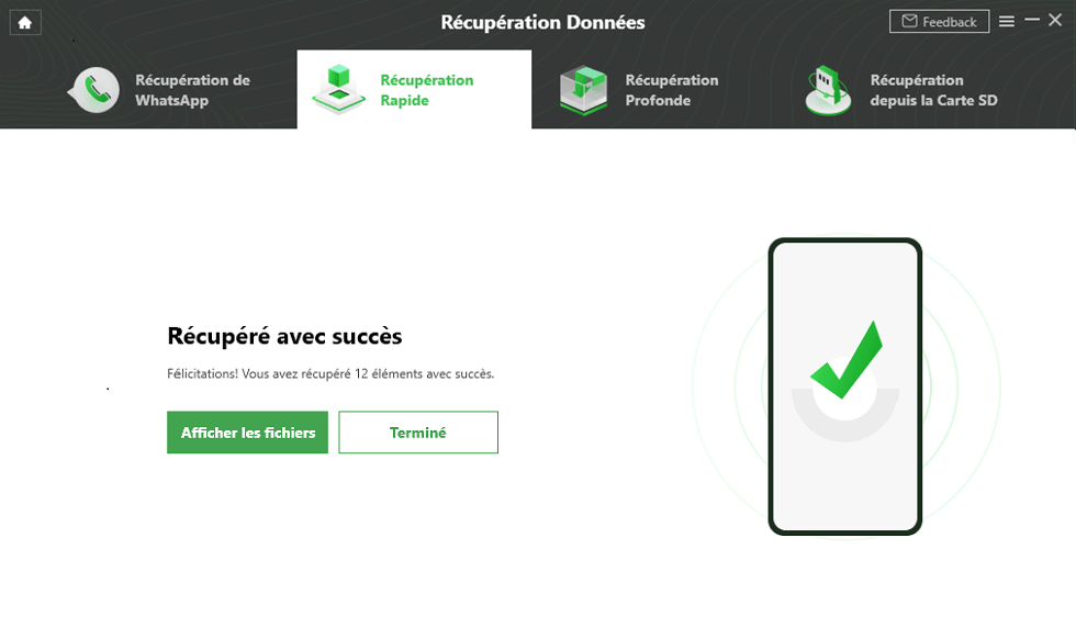Récupéré avec succès