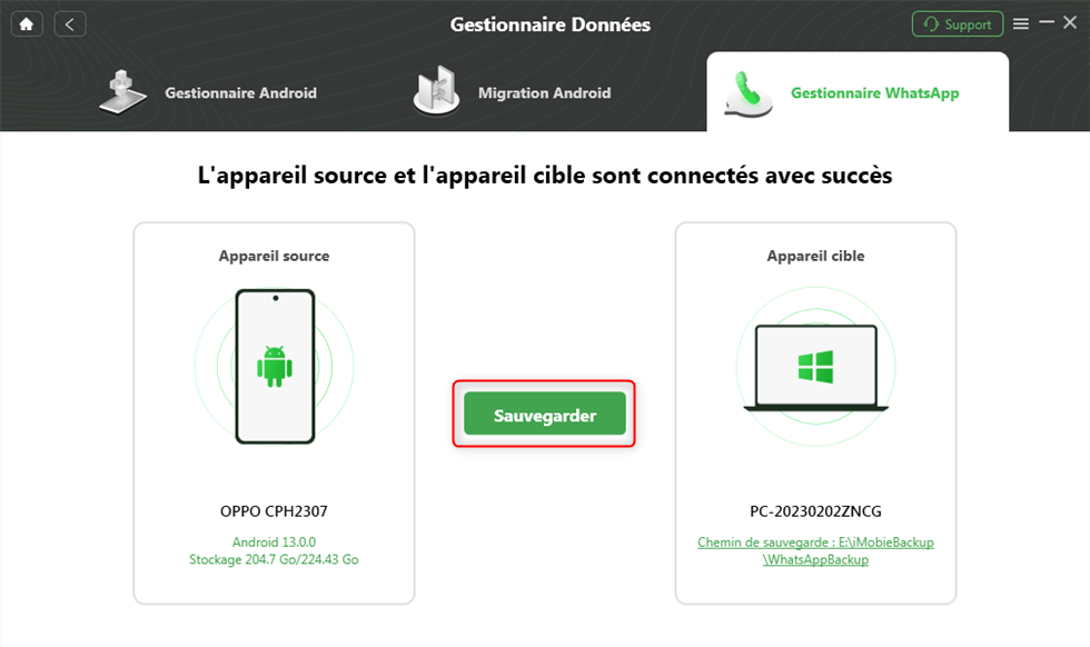 Sauvegarder