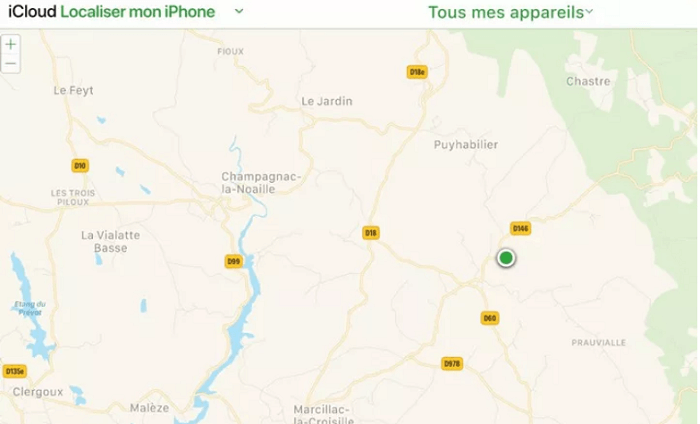 localiser mon iPhone