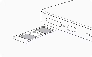 Insérez la nouvelle carte SIM dans votre dispositif
