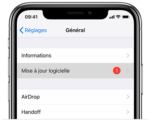 iPhone - Mise à jour logicielle