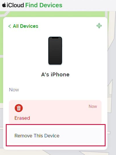Supprimer un iPhone du compte Apple depuis Localiser sur iCloud