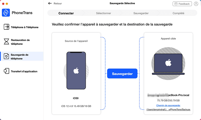 Connectez votre téléphone Android à l'ordinateur.