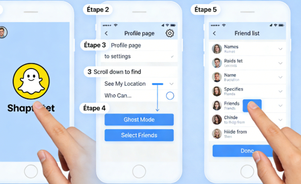 Activer le mode fantôme Snapchat