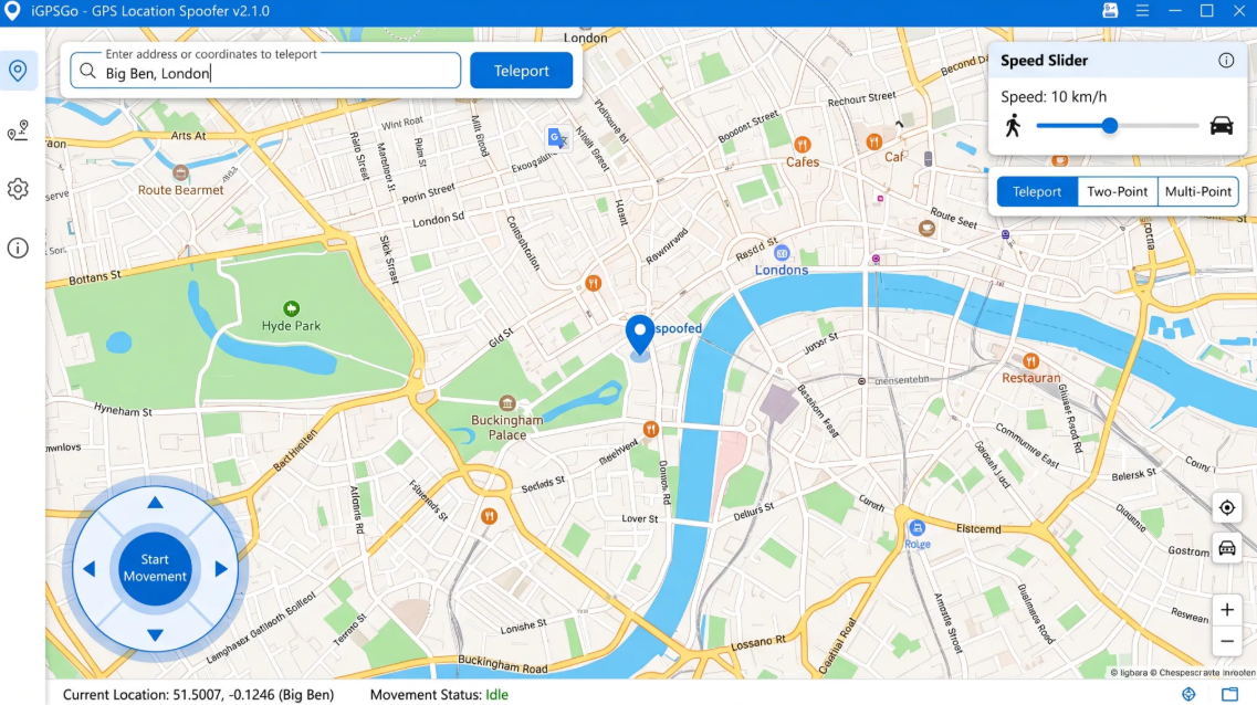 Comment utiliser le joystick et simuler une marche réaliste