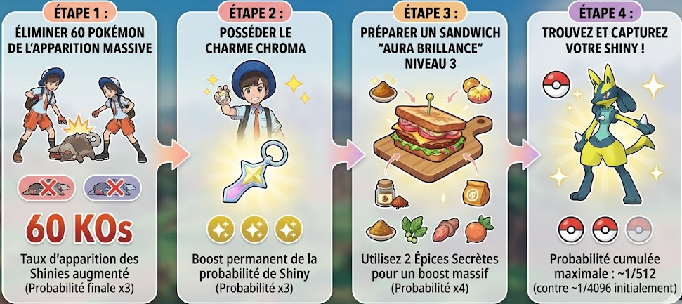 La méthode de chasse sur Écarlate et Violet