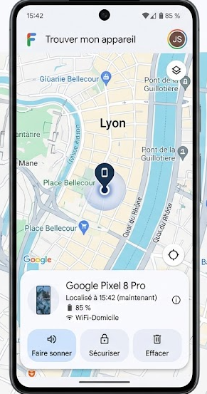 Localiser un smartphone Android