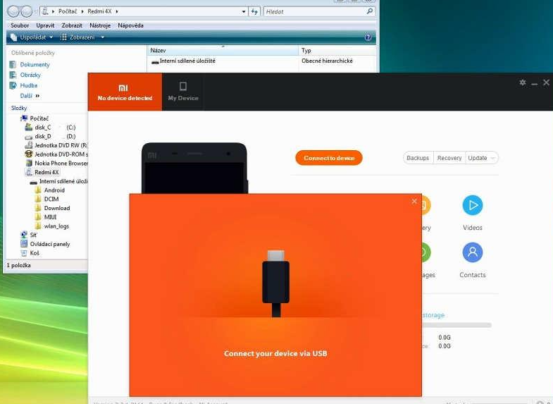 Mi PC Suite ne détecte pas un téléphone Xiaomi pourtant reconnu par Windows
