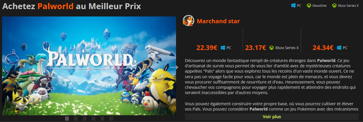 Boutiques Steam