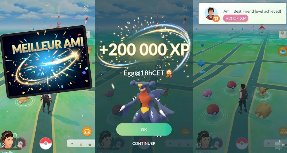 Gain de 200 000 points d'expérience