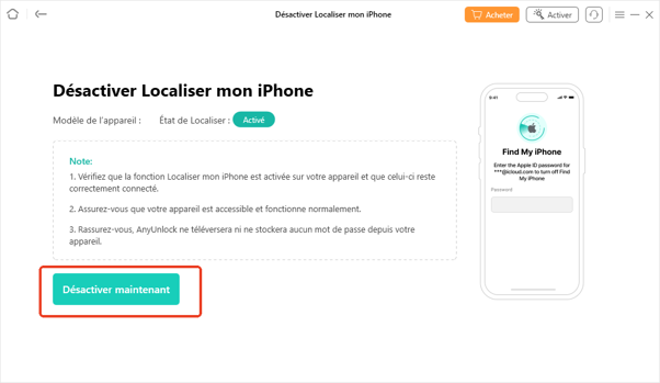 Suivez les instructions affichées à l'écran