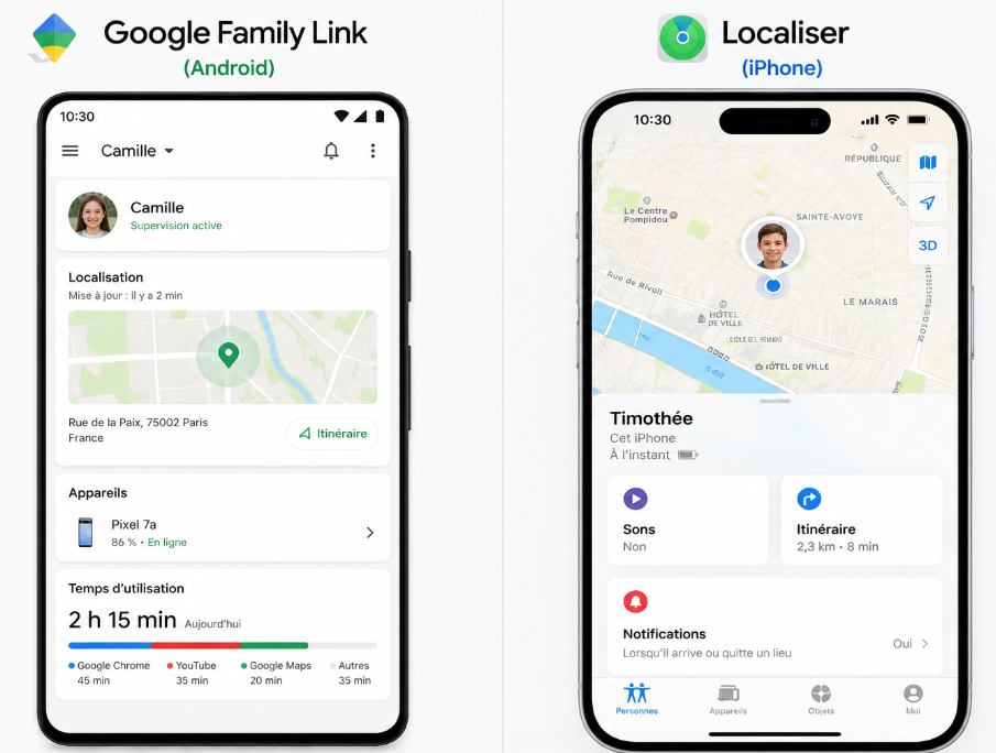 family link vs localiser