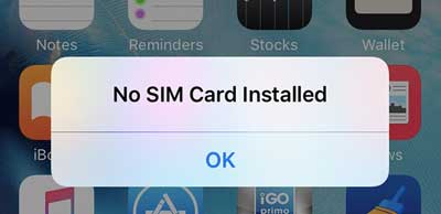 Message Aucune carte SIM installée pendant l’activation iPhone
