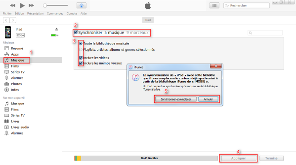 Transférer des photos depuis iPod vers PC – étape 3