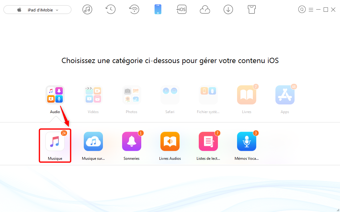 Transférer des photos iPod vers PC – étape 2