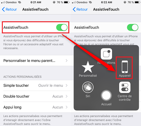 Activer Assistive Touch