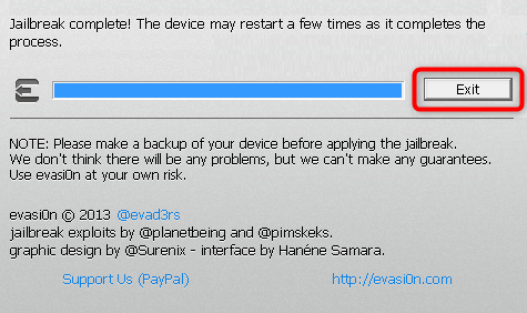 Fin du Jailbreak - étape 2