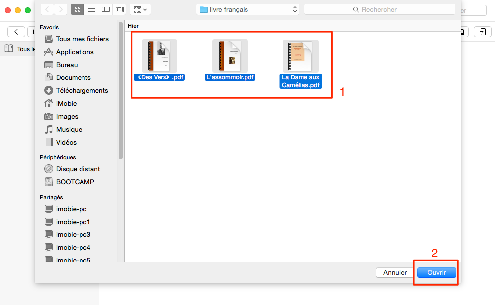 Ajouter facilement les livres sur iPhone – étape 5