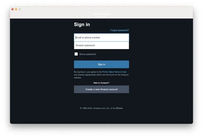Amazon Prime-Connectez à votre compte