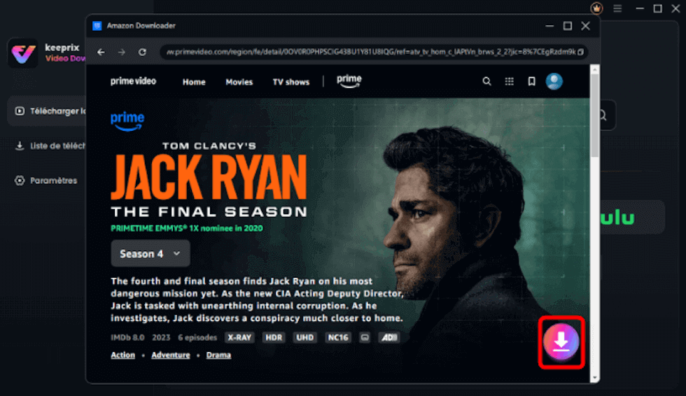 Téléchaeger la vidéo trouvée