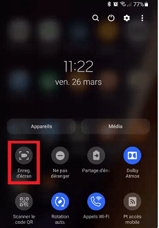 La fonction d'enregistrement d'écran des téléphones Android
