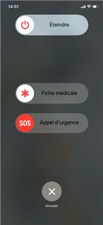 Lancer l’appel d’urgence iPhone X