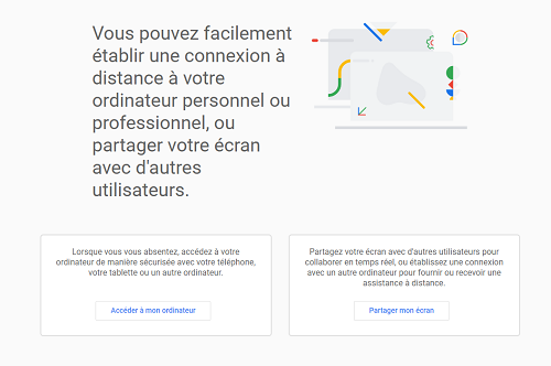 Bureau à distance Google Chrome