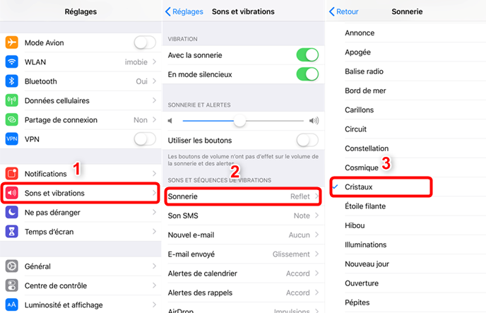 comment activer sonnerie iphone xr