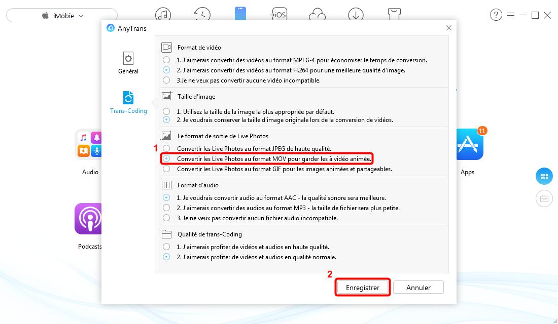 Comment convertir les Live Photos en vidéos – étape 1