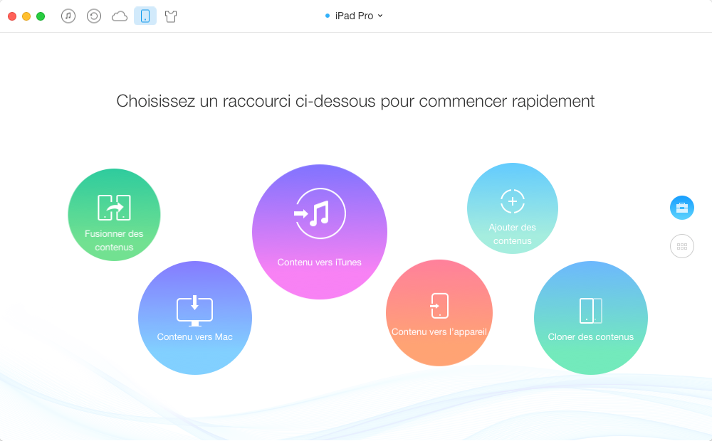 Comment mettre une vidéo sur iPad sans iTunes – étape 1