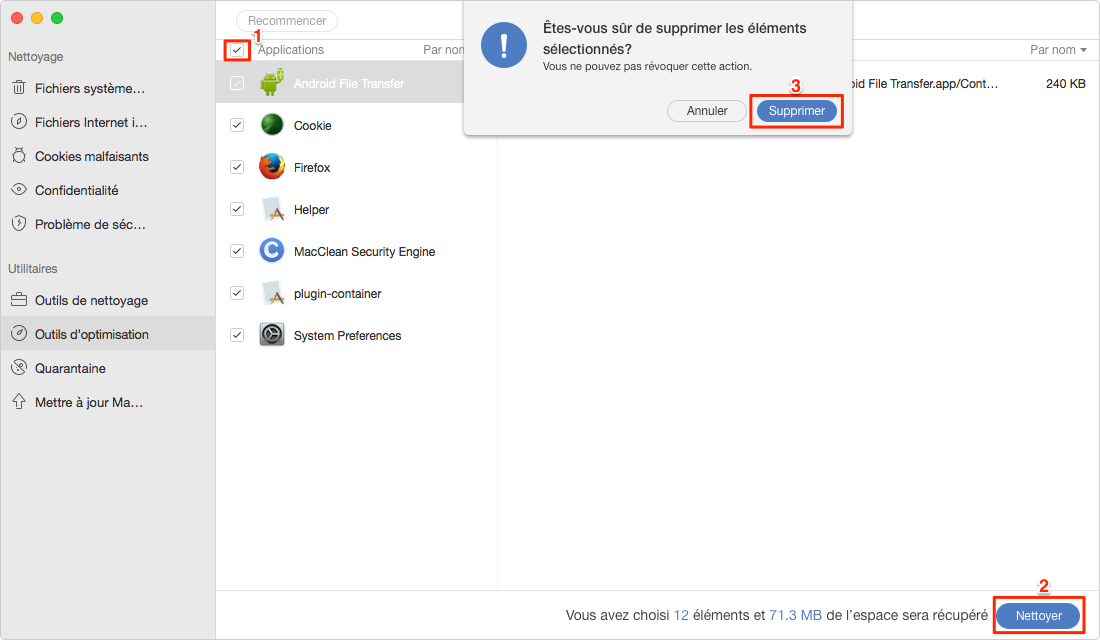 Nettoyer Universal Binaries sur votre Mac avec MacClean – étape 2