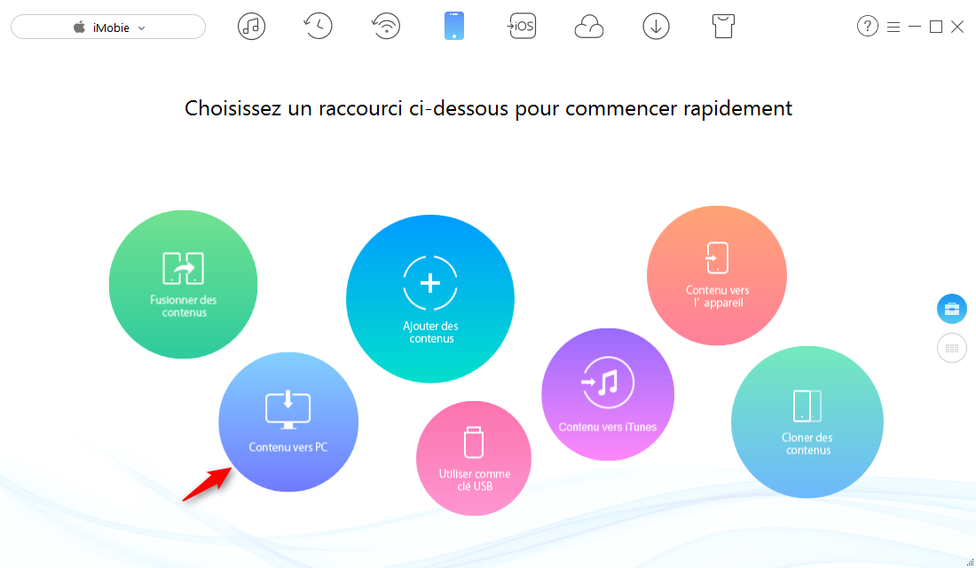 Comment sauvegarder les données iPhone sur PC – étape 1