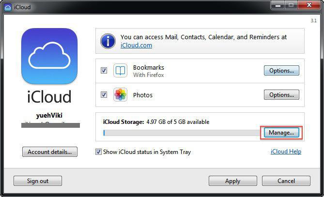 Supprimer la Sauvegarde iCloud sur l'ordinateur et sur l'Appareil Ios 2