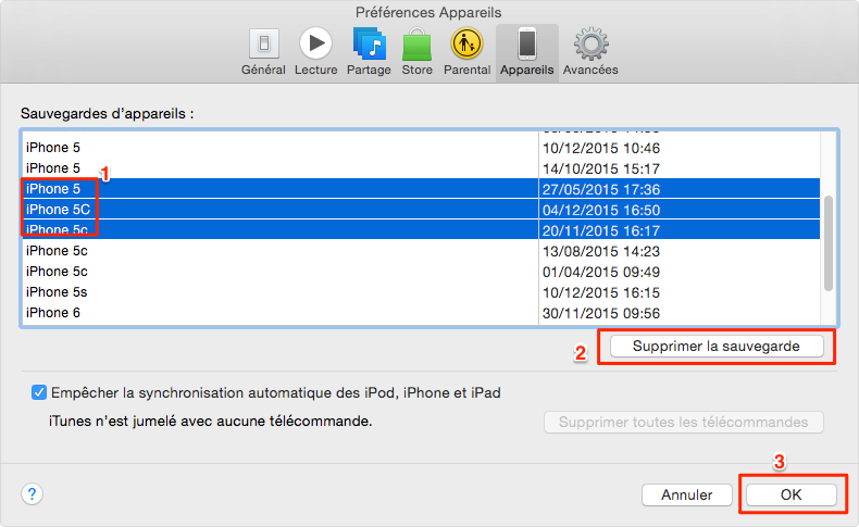 Comment Supprimer la Sauvegarde iTunes 1