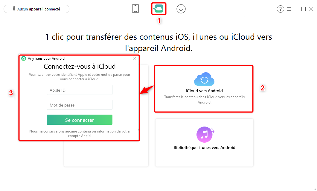 Comment transférer les données depuis iCloud vers Android | iMobie